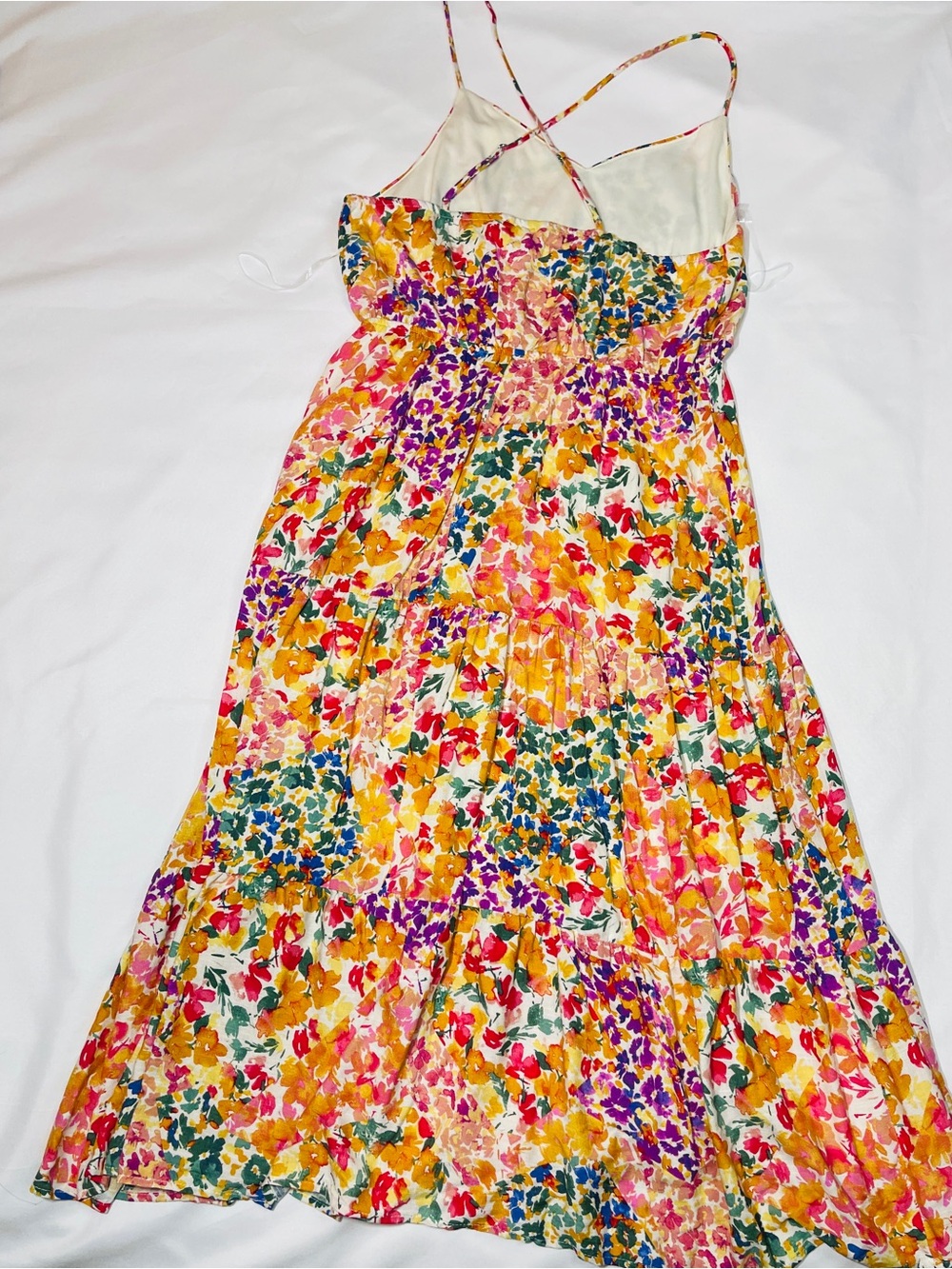 Baltic Born Floral Maxi Dress in Yellow, Purple, Pink, Blue and Green - Picture 3 of 5